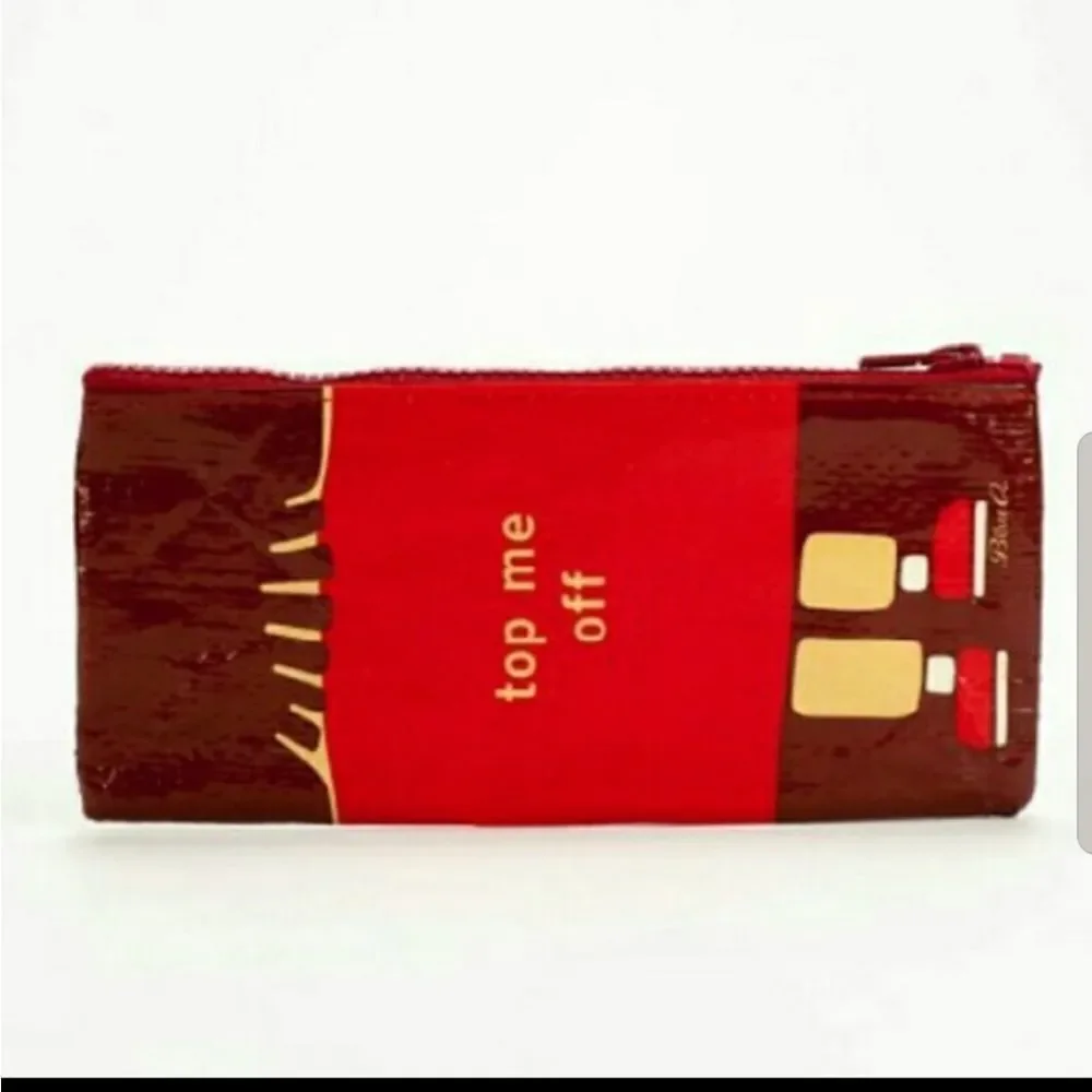 BLUE Q coffee‎ monster zipper pencil case NWT